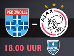 KNVB Beker PEC Zwolle - Ajax